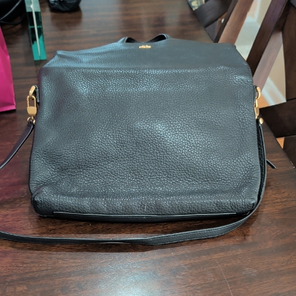 Tory Burch Black Leather Bag with Gold Details - Picture 7 of 16